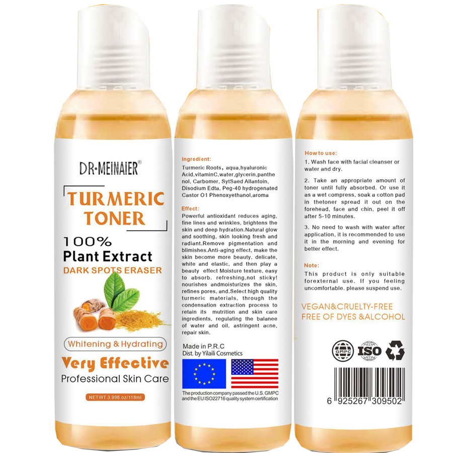Essence Serum Toner - 3pcs Turmeric Face Serum Whitening Dark