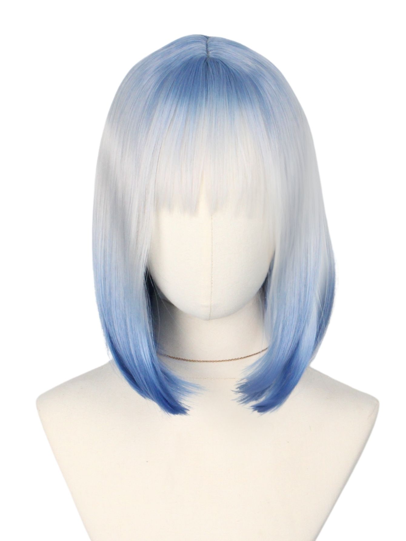 Blue and White Gradient Short  - Korean Daily Lifestyle 评论和价格