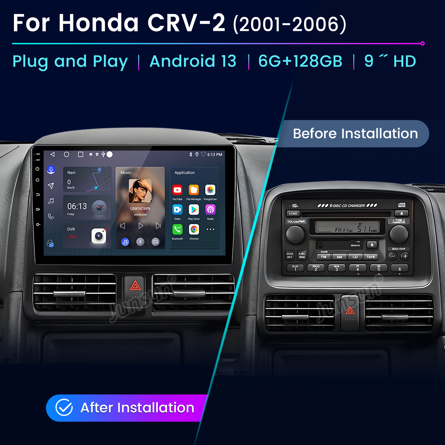 Junsun AI Voice Car Stereo Rad - Korean Lifestyle In Hindi 评论和价格