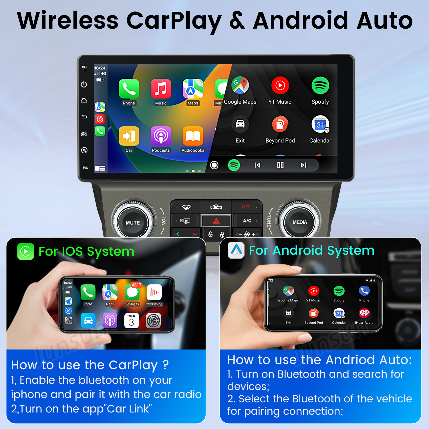 Junsun AI Voice Car Stereo Rad - Korean Lifestyle Video 评论和价格
