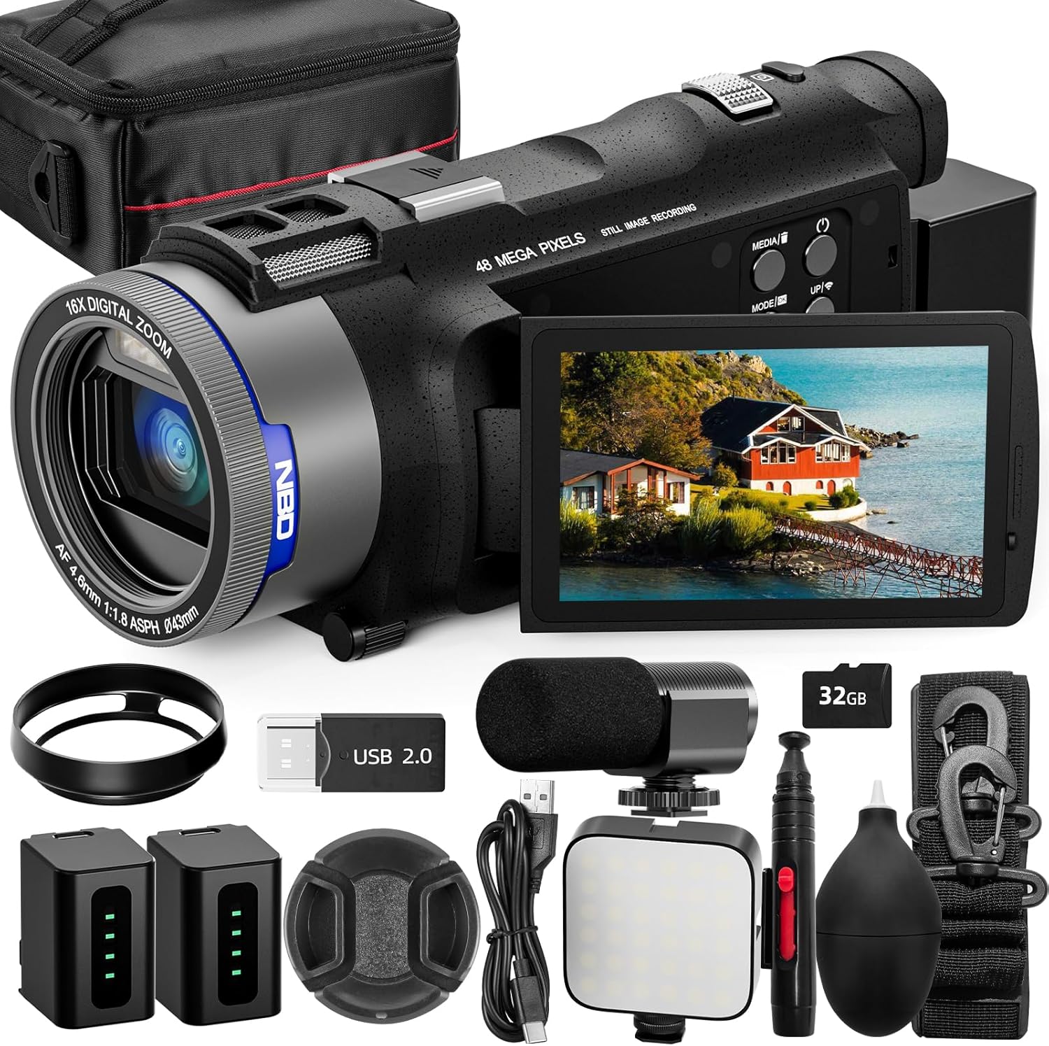 NBD 4K Camcorder Video Camera  - Korean Lifestyle Video 评论和价格