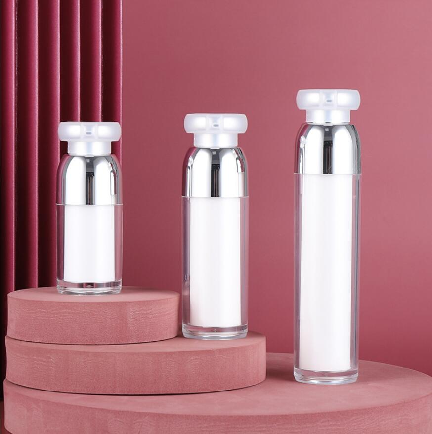 100ml white acrylic pump bottl - Essence Serum Toner 评论和价格