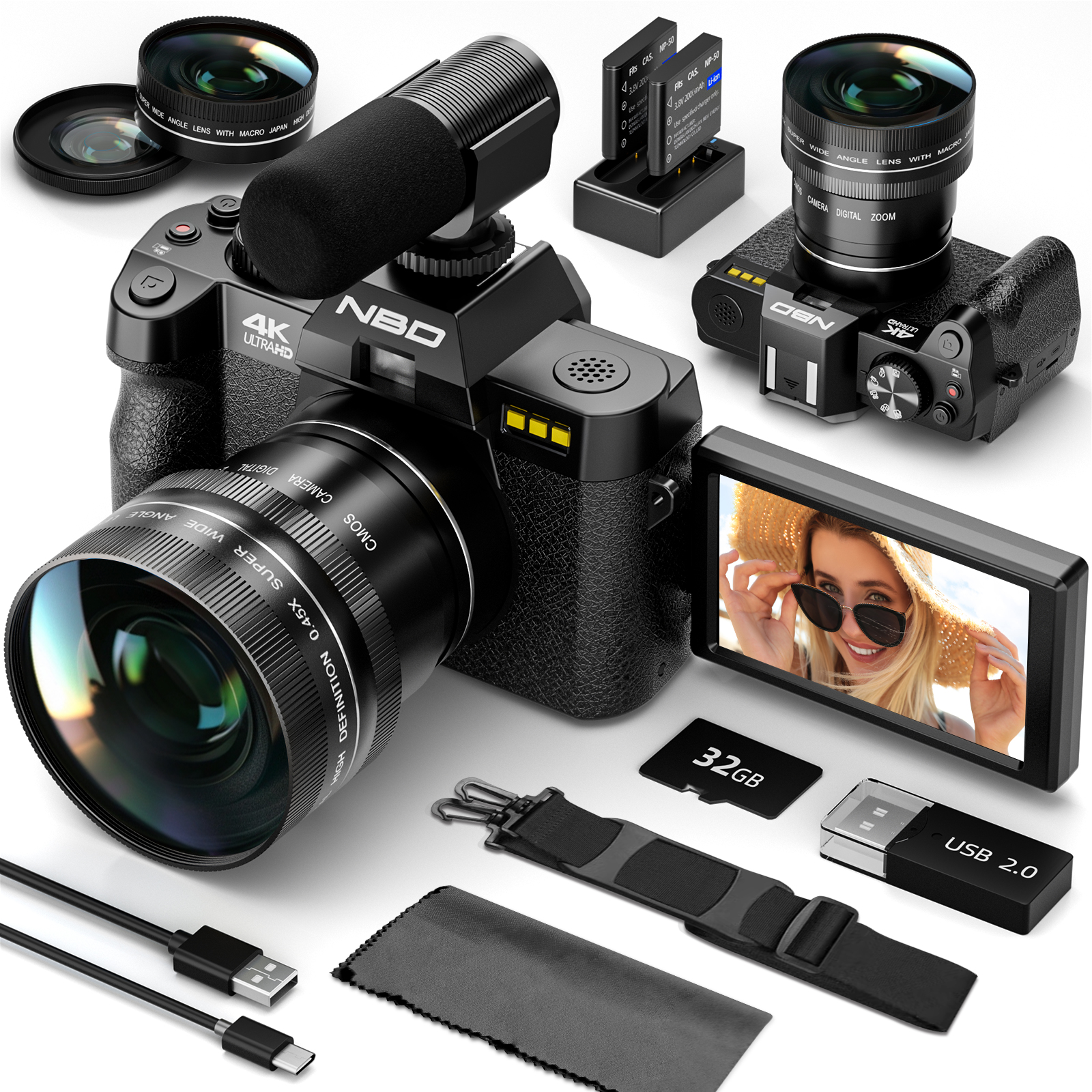 NBD 48MP 4K Digital Camera S10 - Korean Lifestyle Video 评论和价格