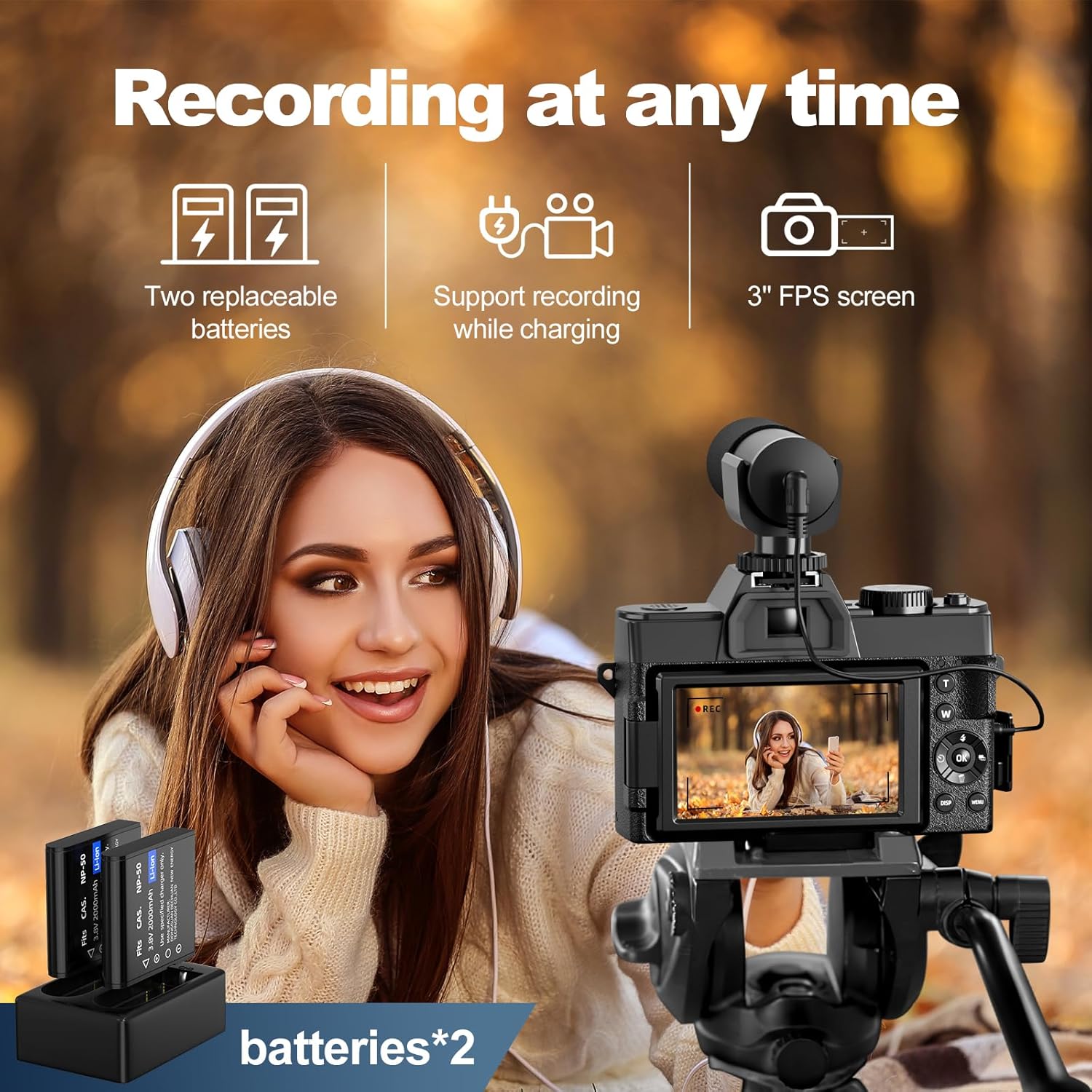 NBD 48MP 4K Digital Camera S10 - Korean Lifestyle Video 评论和价格