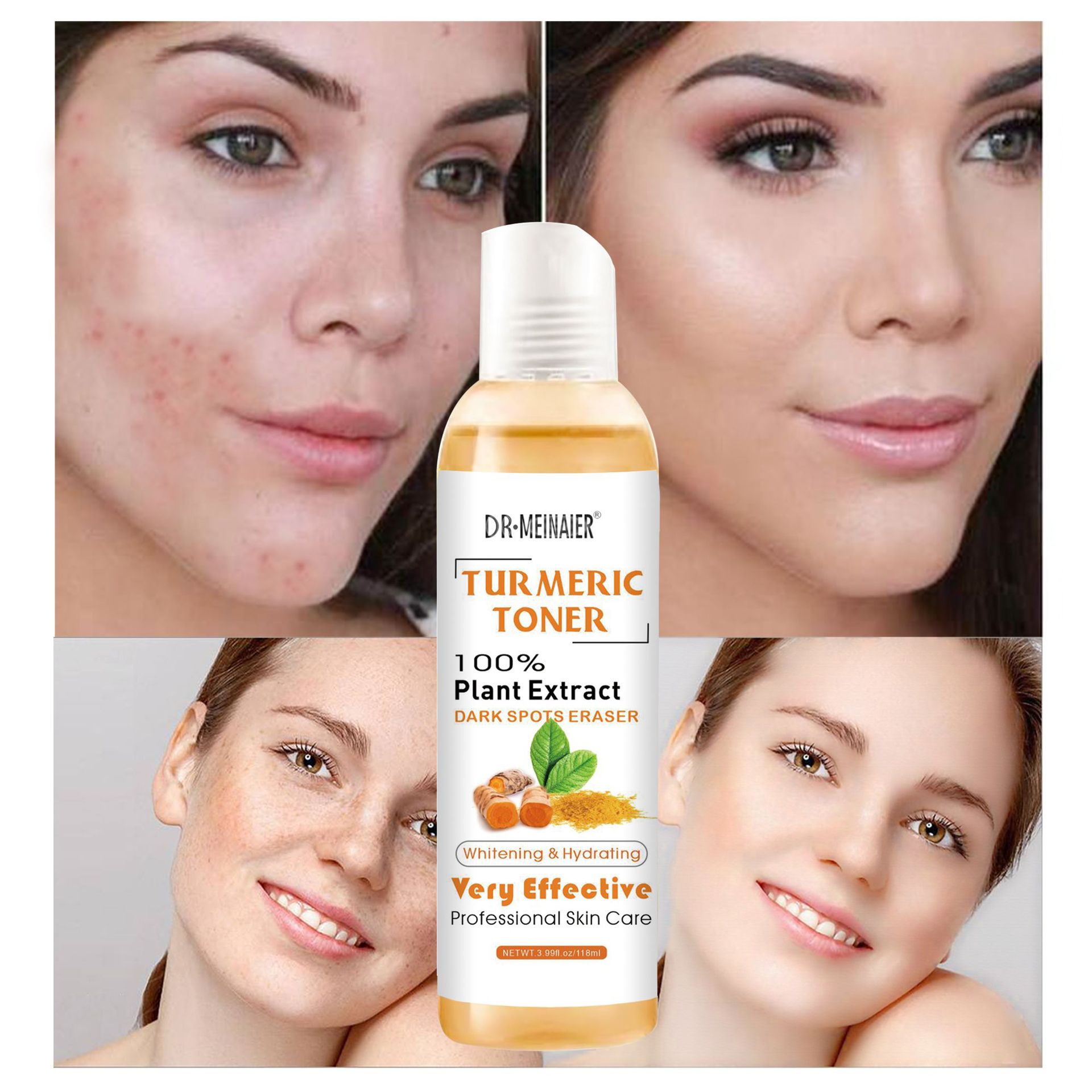 3pcs Turmeric Face Serum White - Essence Serum Toner 评论和价格