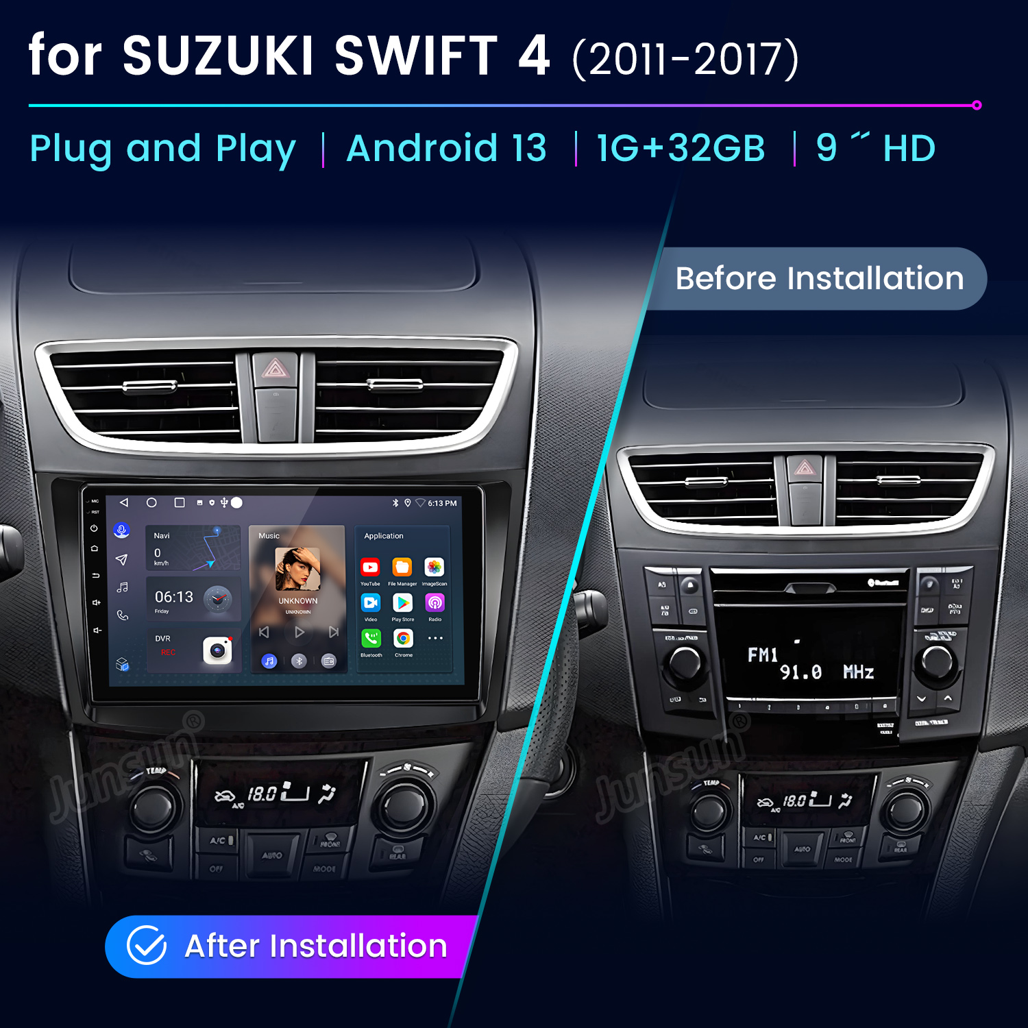 Junsun AI Voice Car Stereo Rad - Korean Lifestyle Video 评论和价格
